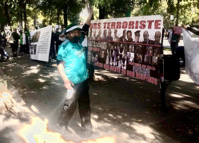 Alerta Digital, único medio español en cubrir la concentración en favor de Mohammed Abdellah, el pacifista extraditado a Argelia